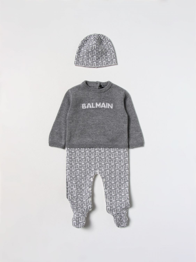 婴儿全身套装 BALMAIN KIDS 儿童 颜色 灰色
