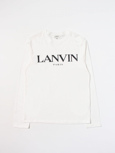 T恤 LANVIN 儿童 颜色 白色