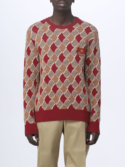 Shop Etro Wool Sweater In Camel