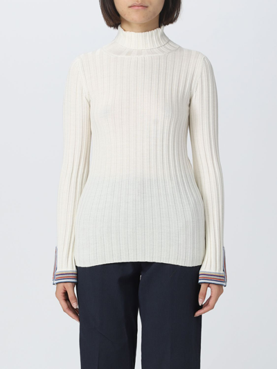 Shop Etro Wool Sweater In White