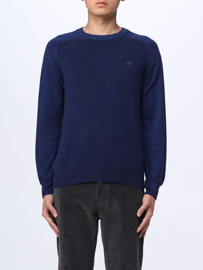 Shop Etro Wool Sweater In Blue