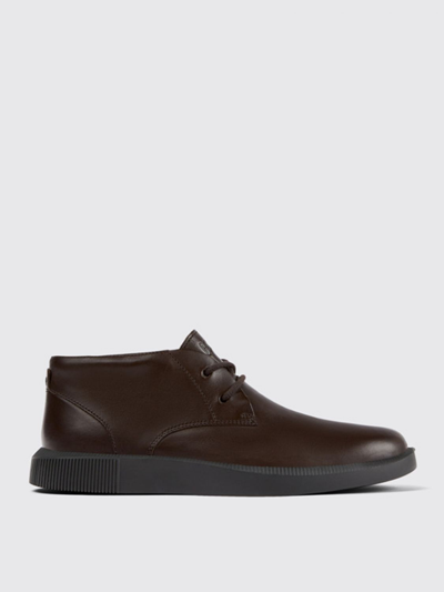 Shop Camper Bill Ankle Boots In Leather In Brown