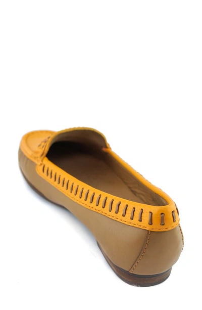 Shop Driver Club Usa Maple Ave Penny Loafer In Cheddar Napa Soft