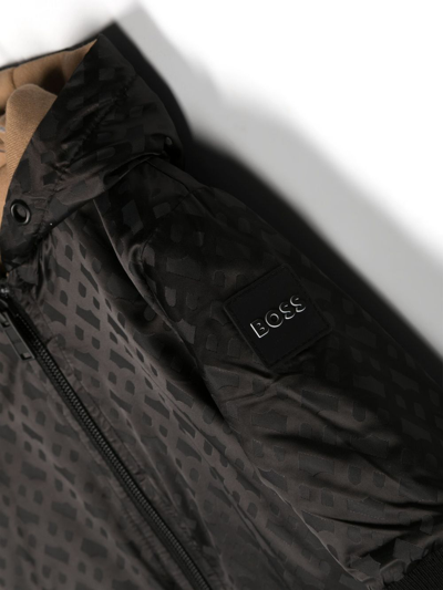 Shop Bosswear Reversible Bomber Jacket In Black