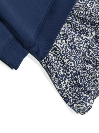 Polo Ralph Lauren Cotton Sweater Dress In Blue