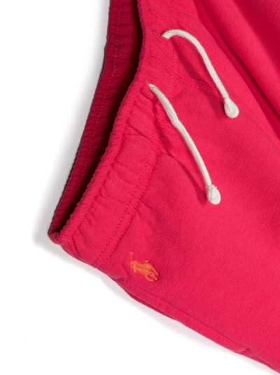 Shop Ralph Lauren Drawstring-fastening Track Trousers In Pink