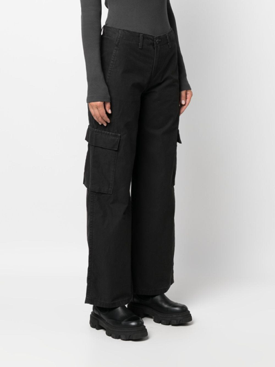 Levi's Cotton Cargo-pockets Jeans In Black