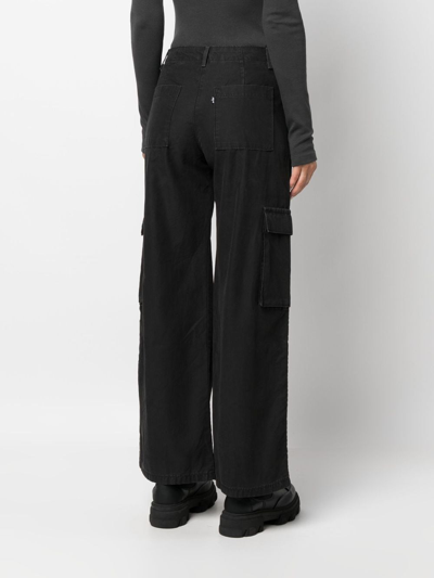 Levi's Cotton Cargo-pockets Jeans In Black