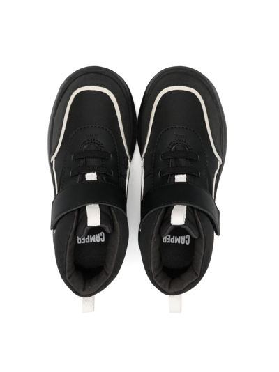 Camper Circular High-top Sneakers In Black