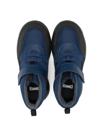 Camper Circular High-top Sneakers In Blue