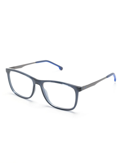Carrera 2045t Rectangle-frame Acetate Glasses In Pjp 99 Blue