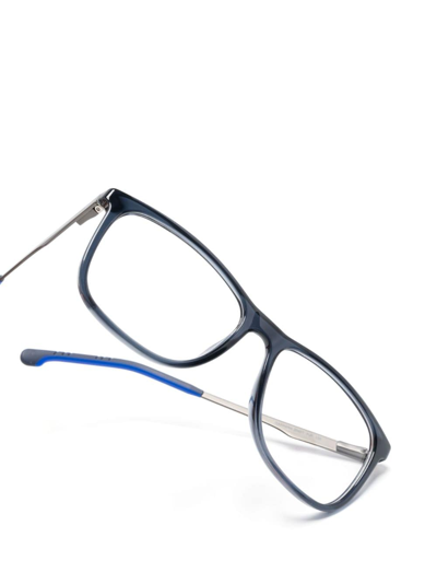 Carrera 2045t Rectangle-frame Acetate Glasses In Pjp 99 Blue