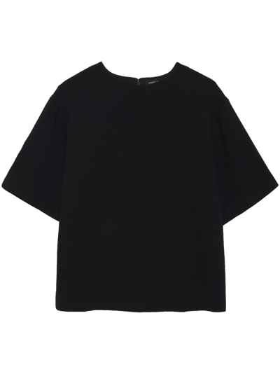 Shop Anine Bing Maddie Short-sleeve T-shirt In Black