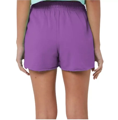 Shop Hinnominate Purple Cotton Women's Short