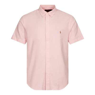 Shop Polo Ralph Lauren Short Sleeve Sport Shirt In Pink