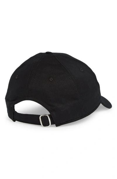Shop Off-white Bookish Embroidered Logo Baseball Cap In Black/ White