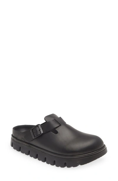 Shop Birkenstock Papillio By  Boston Chunky Exquisite Clog In Black