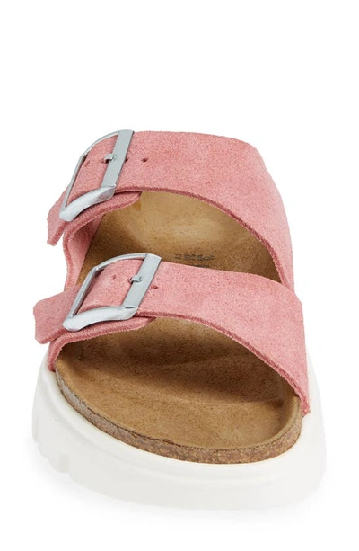 Shop Papillio By Birkenstock Arizona Exquisite Chunky Slide Sandal In Candy Pink