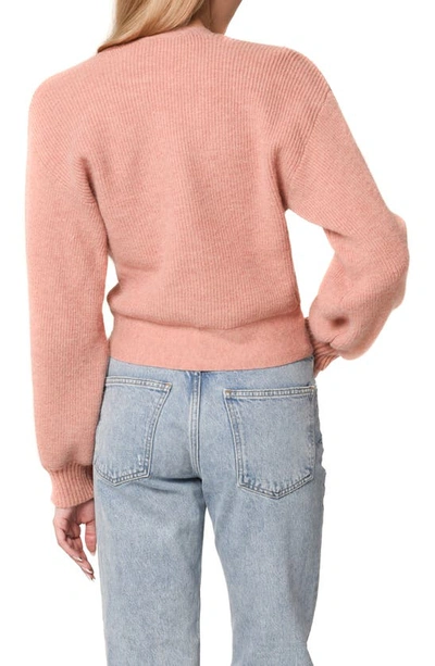 Shop Wayf Sterling Wrap Sweater In Blush