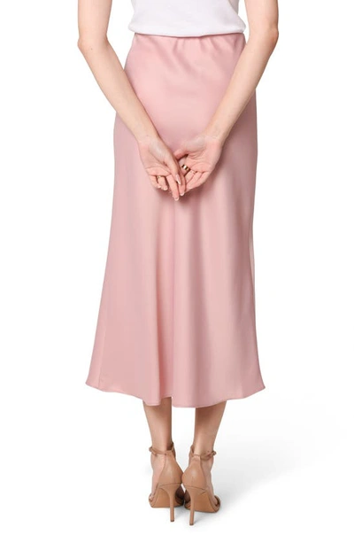 Wayf Rosalina Slip Skirt In Mauve