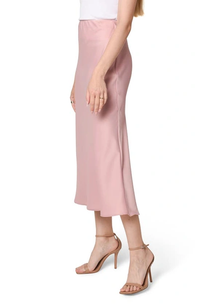 Wayf Rosalina Slip Skirt In Mauve