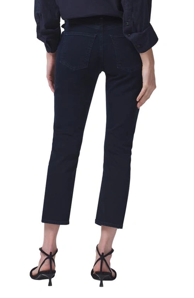 Shop Citizens Of Humanity Isola Crop Straight Leg Jeans In Chamber