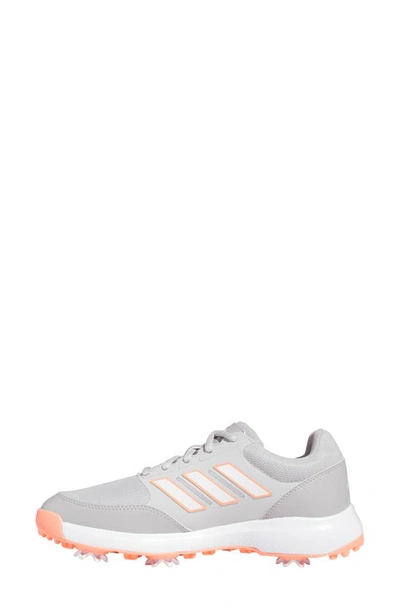 Shop Adidas Golf Tech Response Sl3 Golf Shoe In Grey Two/ Coral Fusion