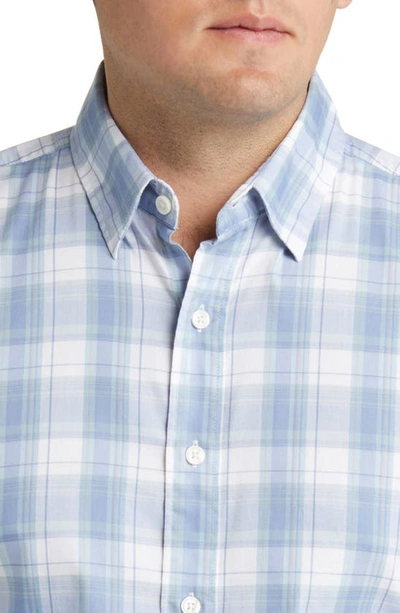 Shop Faherty The Movement Plaid Button-up Shirt In Dune Drive Plaid
