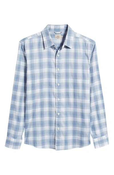 Shop Faherty The Movement Plaid Button-up Shirt In Dune Drive Plaid