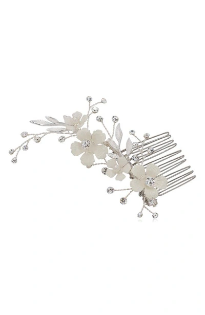 Shop Brides And Hairpins Brides & Hairpins Xael Comb In Silver