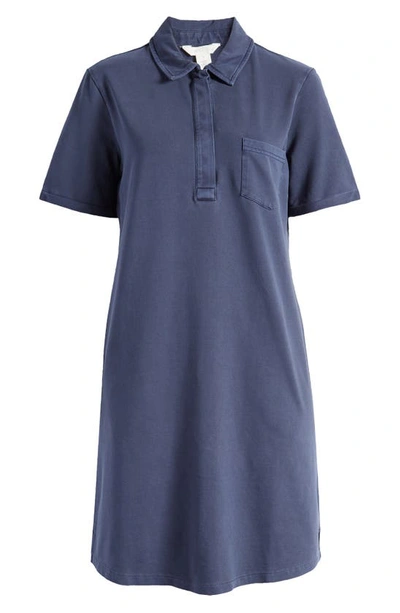 Shop Caslon Easy Shirtdress In Navy Peacoat