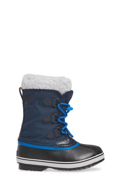 Shop Sorel Kids' Yoot Pac Waterproof Snow Boot In Collegiate Navy Blue