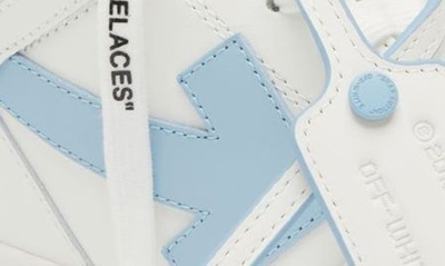 Shop Off-white Out Of Office Low Top Sneaker In White/ Light Blue