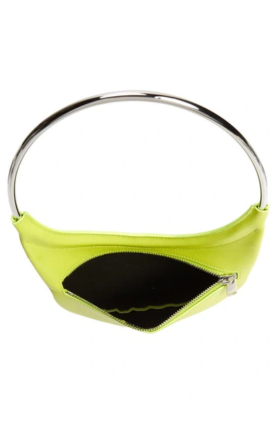 Shop Coperni Ring Swipe Bag In Lime