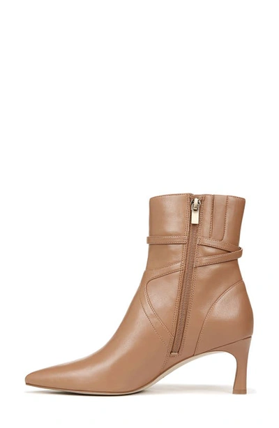 Shop 27 Edit Naturalizer Florette Pointed Toe Bootie In Toffee Beige Leather