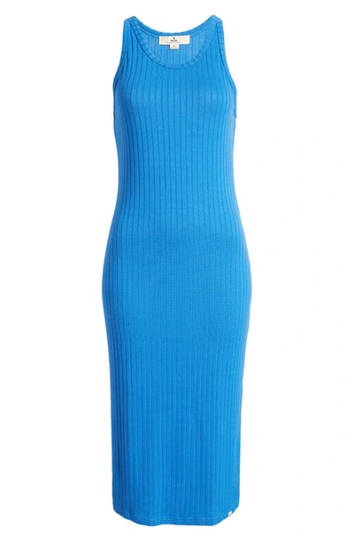 Shop Rip Curl Premium Rib Racerback Dress In Royal Blue