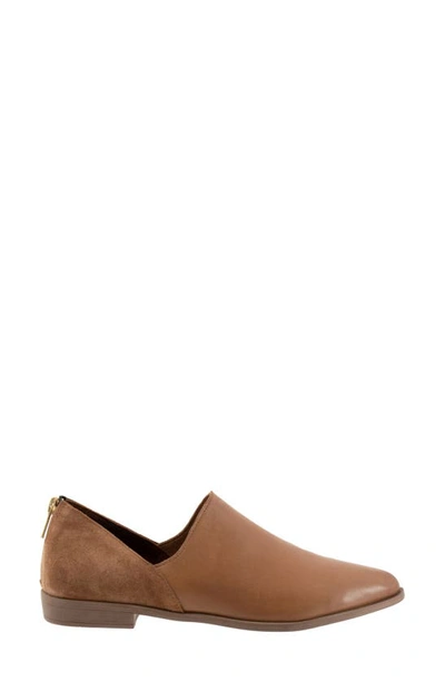 Bueno Beau Pointed Toe Loafer In Walnut
