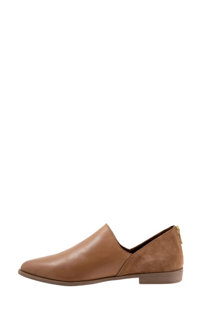 Shop Bueno Beau Pointed Toe Loafer In Walnut