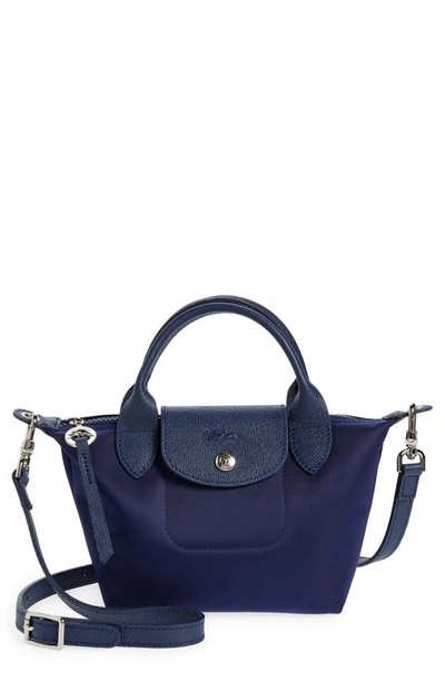 Longchamp Le Pliage Néo - Top Handle Bag Xs In Navy