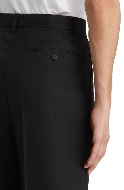 Shop Topman Wide Leg Suit Trousers In Black