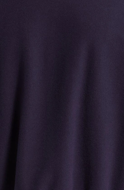Givenchy Navy Blue And White Bomber Jacket In Wool And Leather In Navy/ White