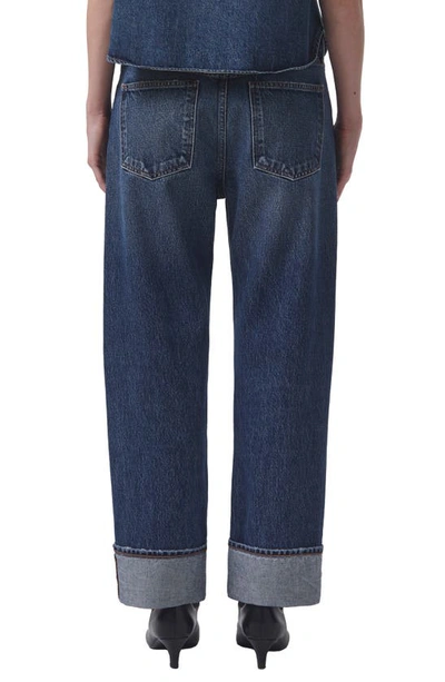 Shop Agolde Fran Wide Leg Organic Cotton Jeans In Control