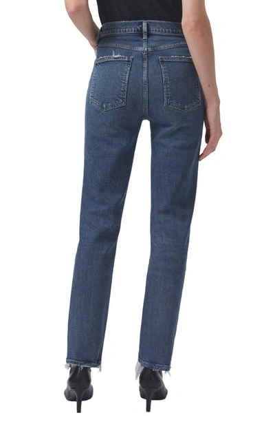 Shop Agolde High Waist Stovepipe Jeans In Captivate
