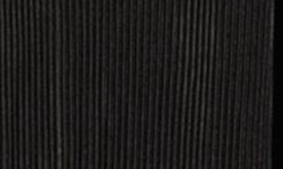 Shop Floret Studios V-neck Long Sleeve Plissé Midi Dress In Black