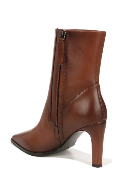 Shop Franco Sarto Appia Pointed Toe Bootie In Tobacco