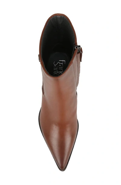 Franco Sarto Appia Pointed Toe Bootie In Tobacco