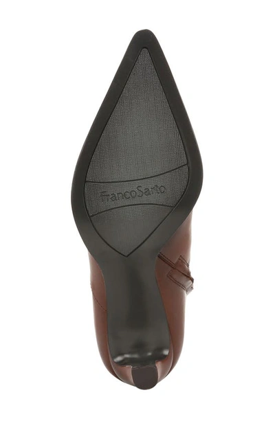 Franco Sarto Appia Pointed Toe Bootie In Tobacco