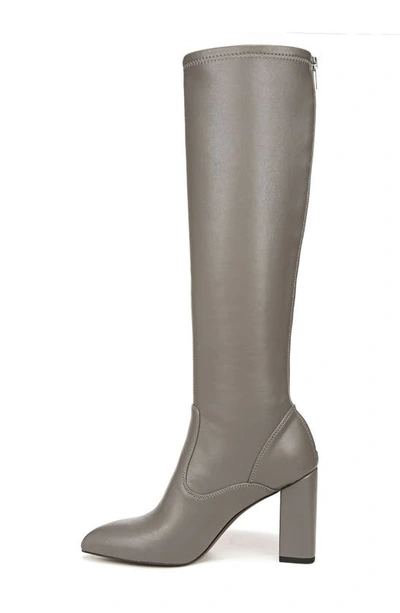Shop Franco Sarto Katherine Pointed Toe Knee High Boot In Graphite