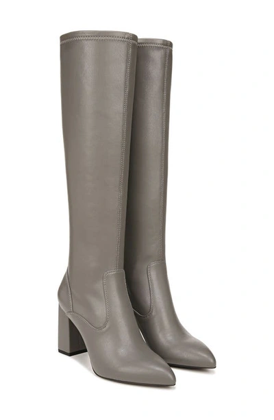 Shop Franco Sarto Katherine Pointed Toe Knee High Boot In Graphite