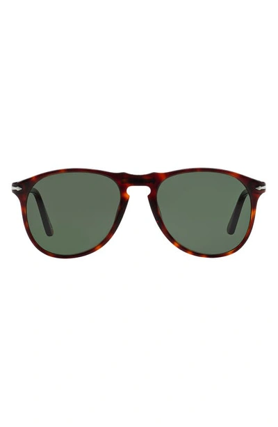 Shop Persol 55mm Pilot Sunglasses In Havana